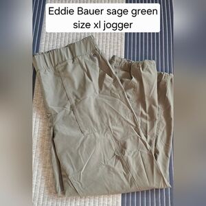 Eddie Bauer Olive Jogger Pants